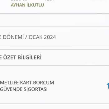 Kredi Kartımdan Yıllarca Her Ay Met Life Borcum Güvende Adı Altında