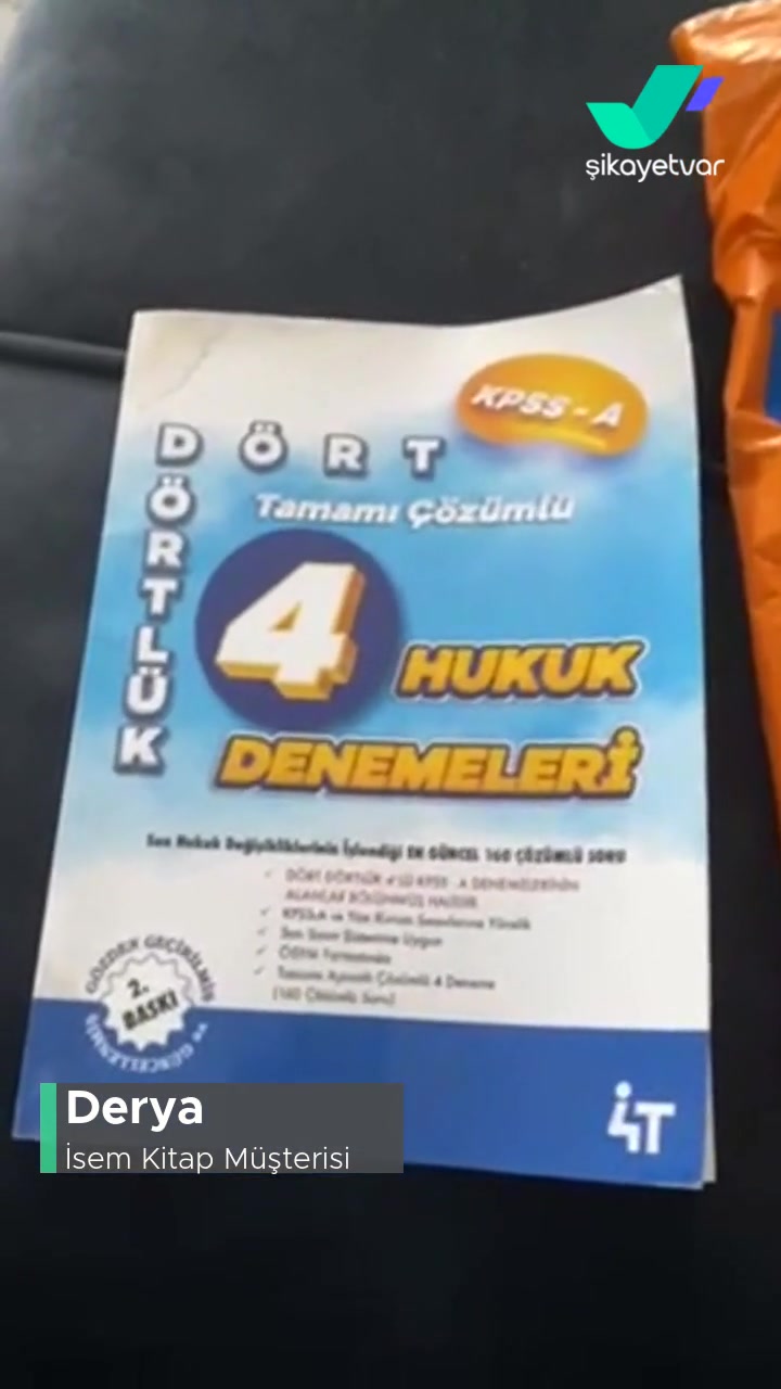 İsem Kitap KPSS Alan Denemeleri Çok Kötü Gelmiş! videonun kapak resmi