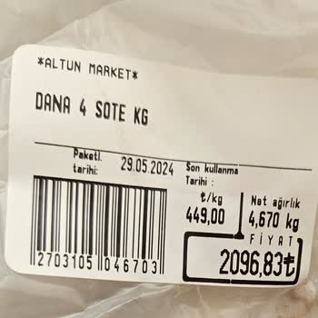 Altun Market Yanlış Fiyatlandırma Ve Saygısız Hizmet Deneyimi