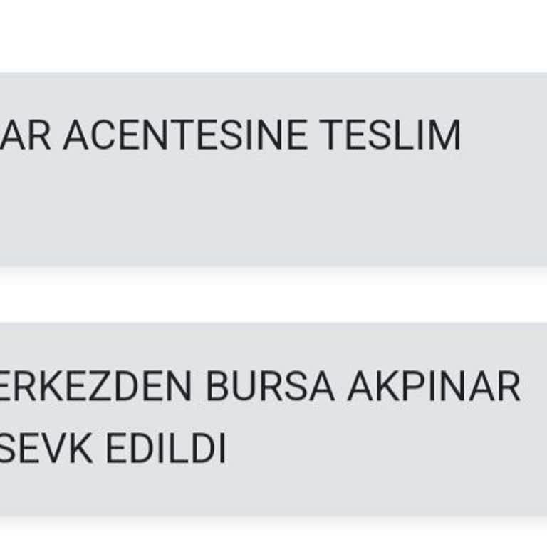 Kuryenet Teslimat Gerçekleşmemesi / Teslim Edilememesi