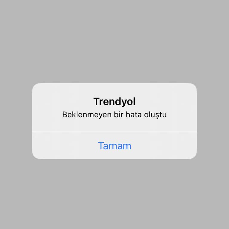 Trendyol Sistemsel Hata İade Yapmıyor