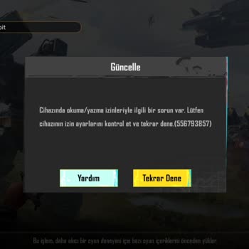 PUBG Mobile Okuma Yazma Sorunu