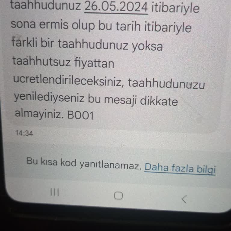 Türk Telekom Mobil Tarife Şikayeti