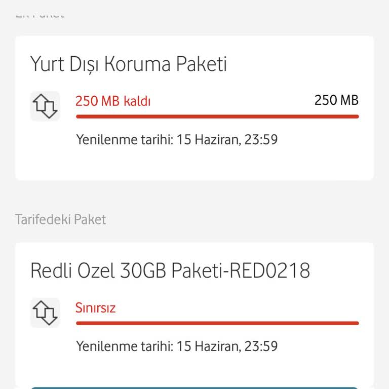Vodafone Sosyal Sınırsız Paket