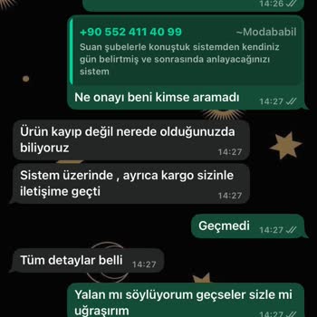 Moda Babil Yanlış İade Ve Kargo Sorunu: Müşteri Memnuniyetsizliği