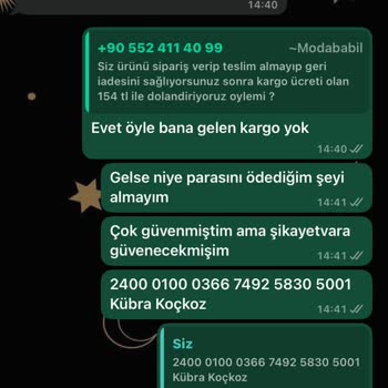 Moda Babil Yanlış İade Ve Kargo Sorunu: Müşteri Memnuniyetsizliği