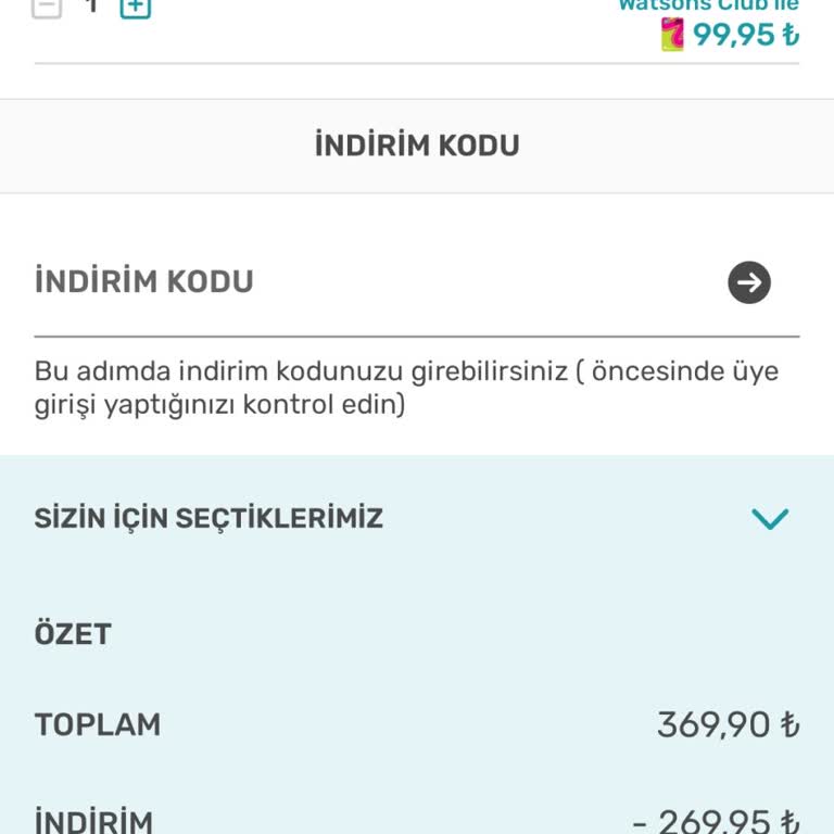 Watsons'ta Yanıltıcı Kampanya Ve Bilgi Eksikliği
