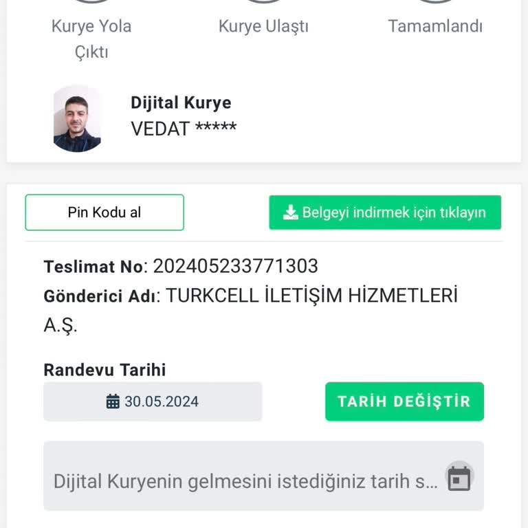 Dijital Kurye Zamanında Teslimat Yapmıyor.