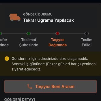 Trendyol Kargosunun Eve Ulaşmaması
