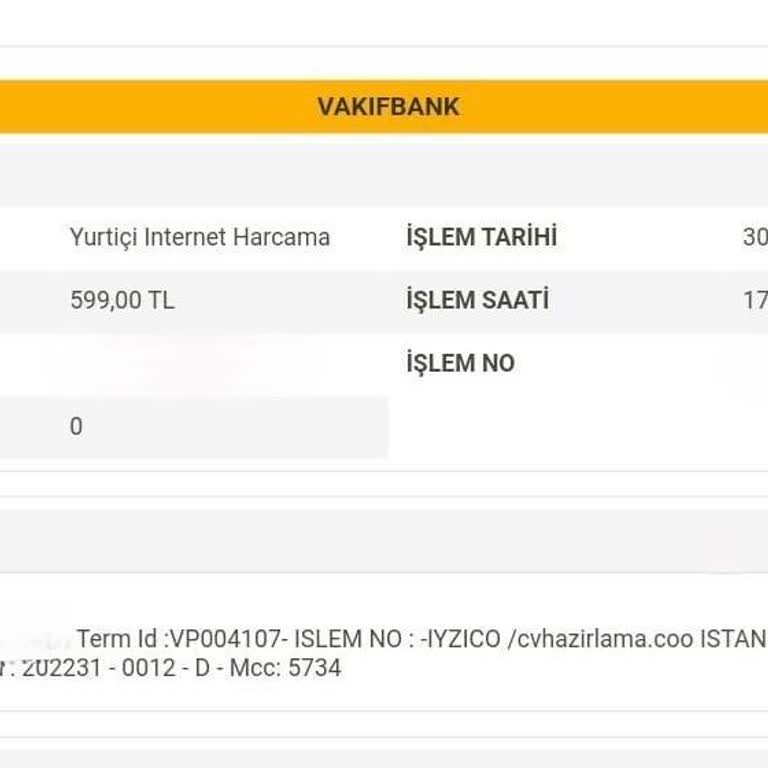 Https://cvhazirlama.cool Sitesi İzinsiz Para Tahsilatı Yapıyor