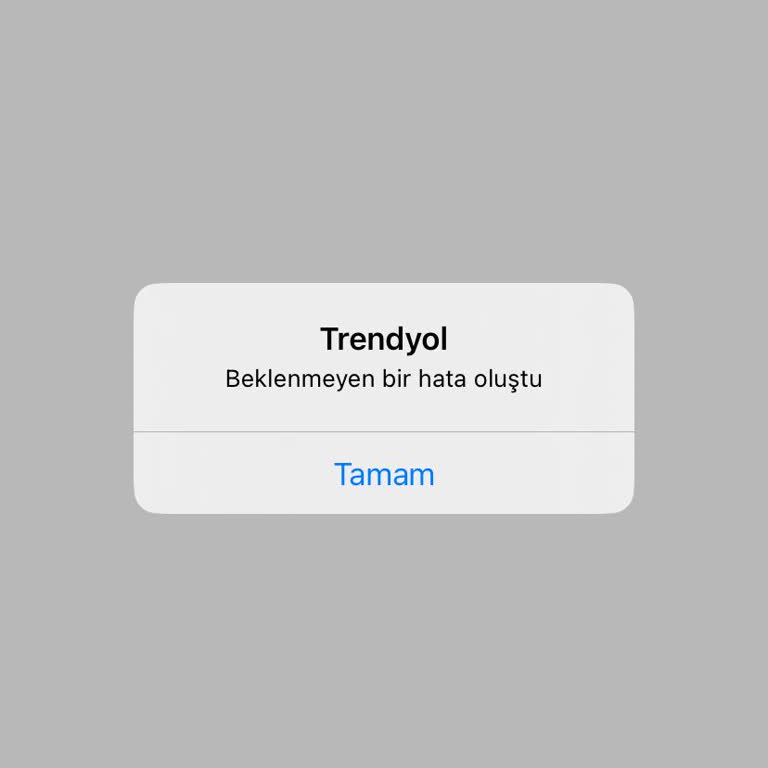Trendyol T-shirt Bedeni Uymadı, İade Talebinde Hata Alıyorum!