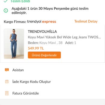 Trendyol Milla İade