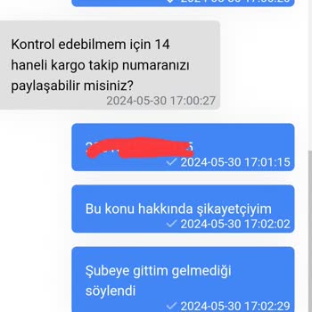Sürat Kargo Kargo Gecikmesi Yanlış Bilgilendirme