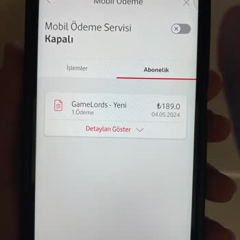 Vodafone Mobil Ödeme İle Haksiz Yere Paramı Çekti