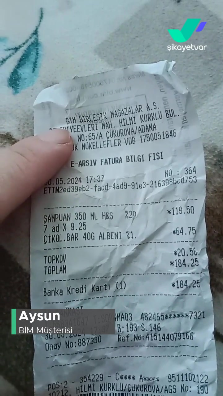 BİM Aktüelde İndirimli Olup Kasadaki Fiş Farkı videonun kapak resmi