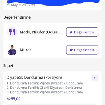 Getir Yemek Yanlış Restoran Yanlış Ürün