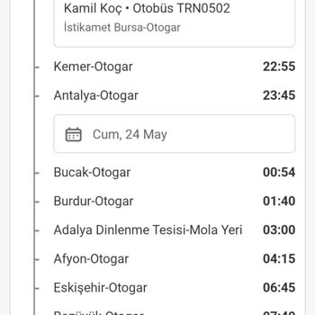 Kamil Koç Otobüs R E Z A L E T İ