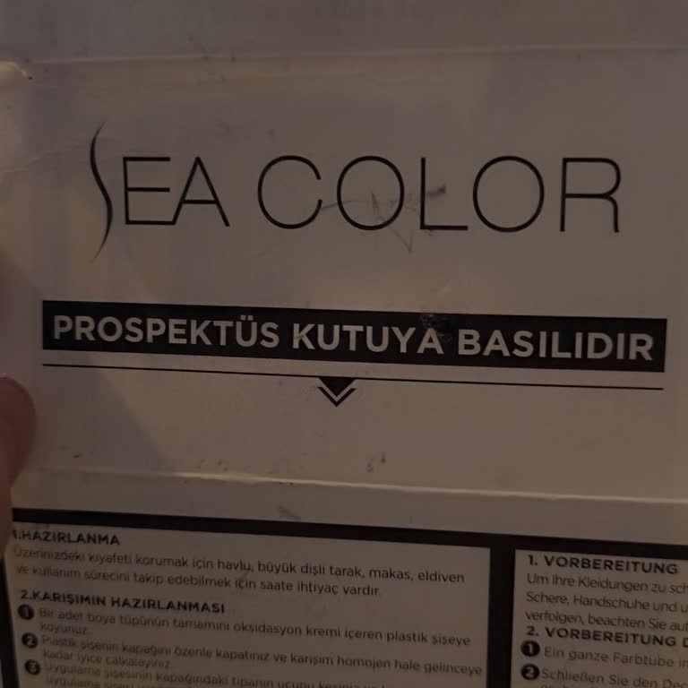 Lila Kozmetik Seacolor Saç Boyası Çekiliş Şifresi Eksikliği