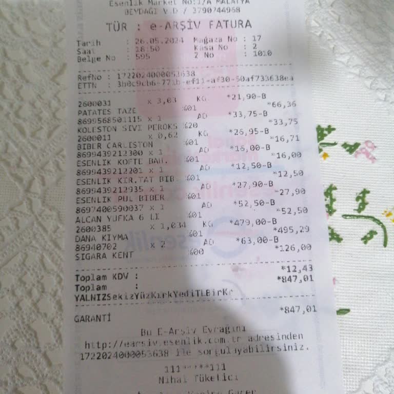 Esenlik Marketleri Malatya