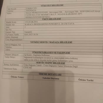 Karaca Züccaciye Karaca Bio Diamond 10 Yıl Garanti Uydurması