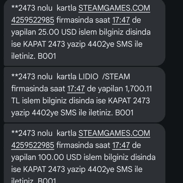Steam İzinsiz İşlemler Ve Güvenlik Endişeleri