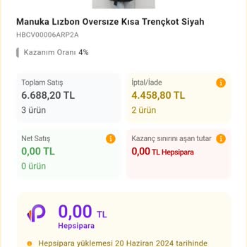 Hepsiburada Link Gelir Hatası