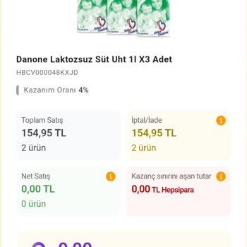 Hepsiburada Link Gelir Hatası