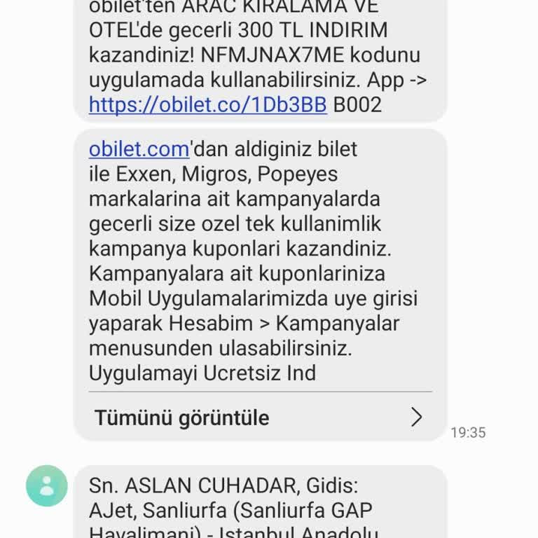 Obilet Ücret İadesi Olmadı