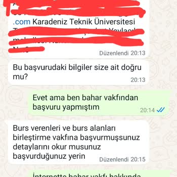 Bahar Vakfı Burs Yalanı İle Kimlik Bilgilerini Alıyor.