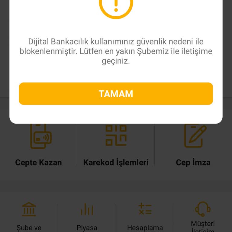 VakıfBank Dijital Bankacılık Bloke Sorunu