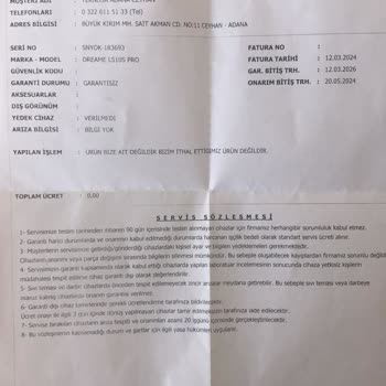Dream Marka Ürününe Sahip Çıkmayan Teknosa