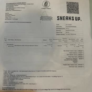 Sneaks Up Mağazasından Aldığım New Balance Ayakkabının Defolu Çıkması