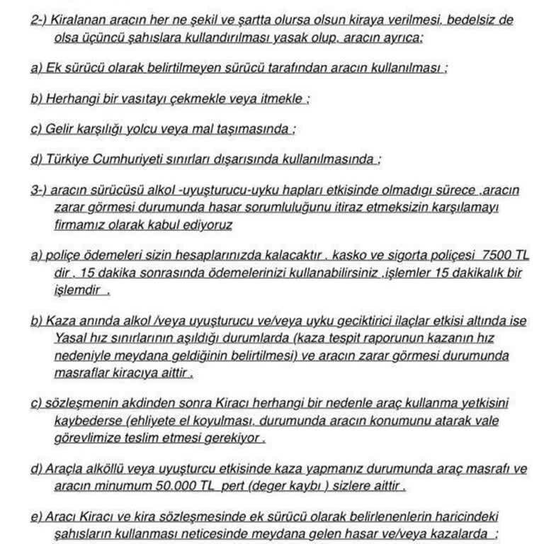 Avis Filo Müşteri Mağduriyeti