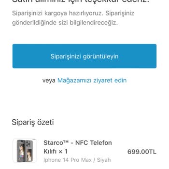 Star-co.com.tr Star_co.tr'den Aldığım Ürünler Hakkında İletişim Sorunu Ve Mağduriyet