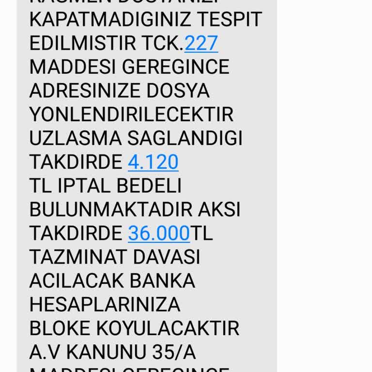 MAVIS S.T (SMS) Adı Altında Yapılan Çirkin Mesajlar!