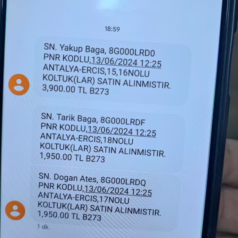 Yeni Erciş İtimat Van'dan Antalya'ya İptal Edilen Biletler Ve Müşteri Hizmetleri Sorunu