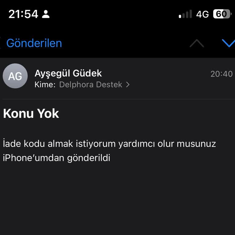 Gafletle Aldığım Delphora Pişmanlık