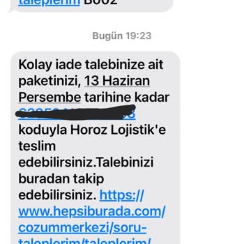 hepsiJET Hepsiburada'dan Aldığım Hasarlı Davlumbaz İade Alınmıyor.