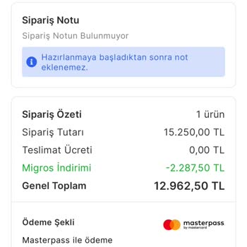 Migros'tan Teslim Edilemeyen Elektrikli Bisiklet