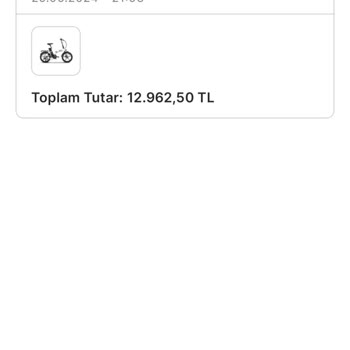 Migros'tan Teslim Edilemeyen Elektrikli Bisiklet