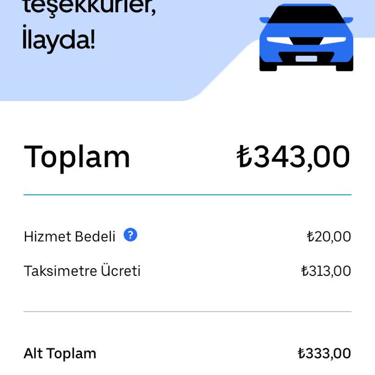 Uber Sürücü Hatası Yüzünden Fazla Ücret Ödedim