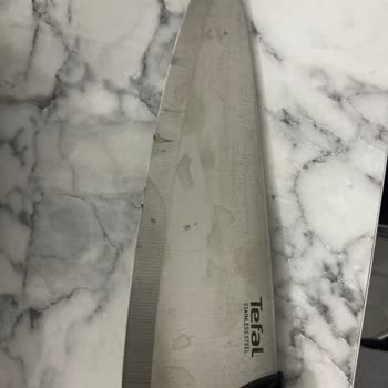 BİM'den Aldığım Tefal Marka Şef Bıçağım İlk Yıkamada Paslandı...