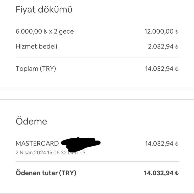 Halkbank Tarafından Airbnb Faturamdan Farklı Tutar Hesabımdan Çekildi