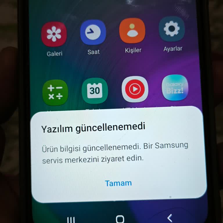 Samsung Telefon A02 Güncelleme Hatası
