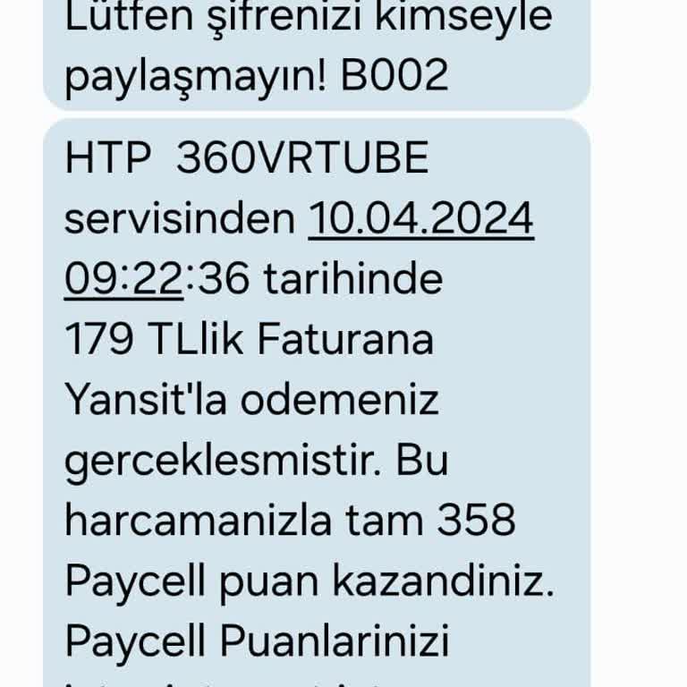 Turkcell Htp 360vrtube İle İlgili Haksız Fatura Yansıması