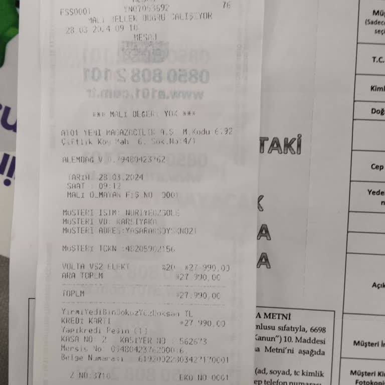 A101 Yalan Satılmayan Ürün
