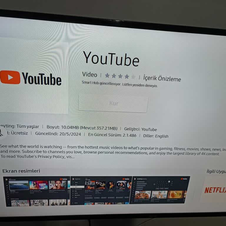 Samsung TV' Me Uygulama Yükleyemiyorum
