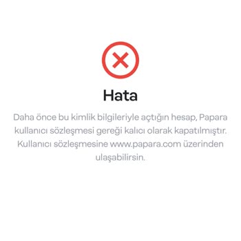 Papara Kartımın IBAN'ını Alamıyorum