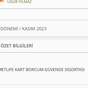 Metlife Emeklilik ve Hayat Kartım Güvende Adı İle Para Çekilmiş