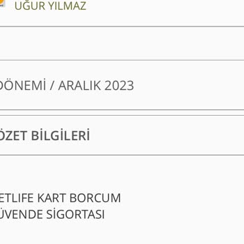 Metlife Emeklilik ve Hayat Kartım Güvende Adı İle Para Çekilmiş